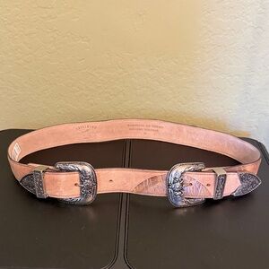 Idyllwind Double Buckle Western Belt Size M NWT